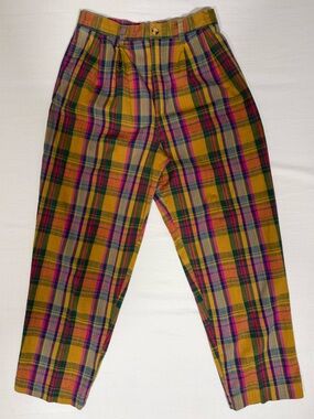 Vintage Gap Plaid Madras Capris - Size 26”